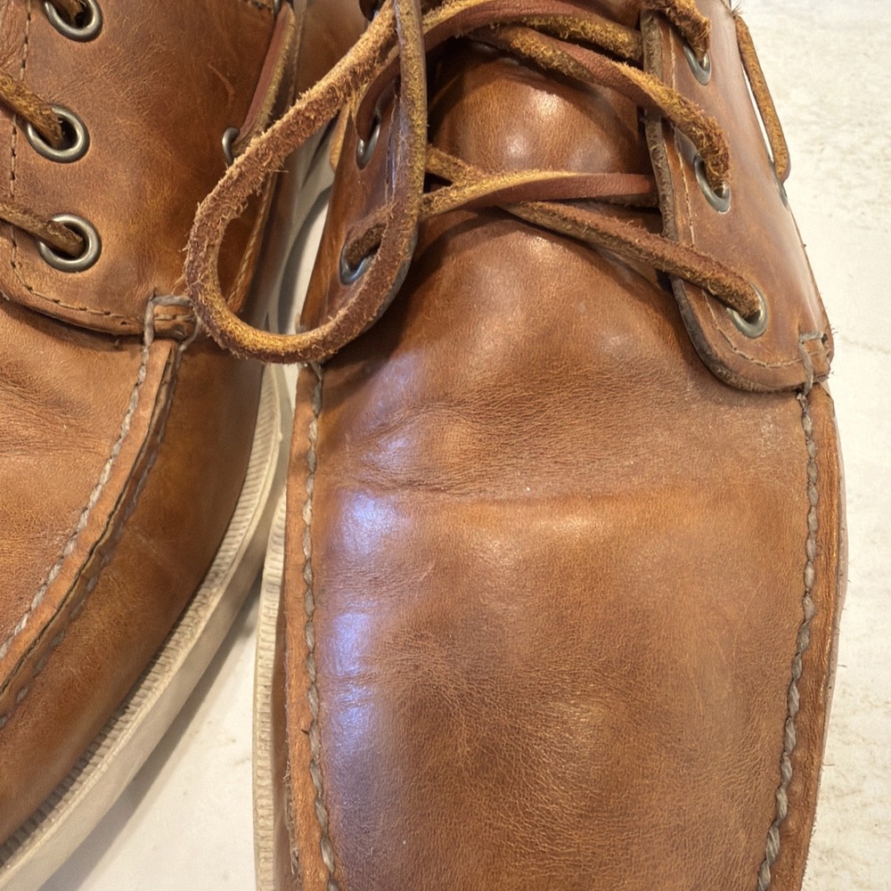 Quoddy Head Boat Shoe Whiskey 11D $249 Retail - Picture 8 of 16